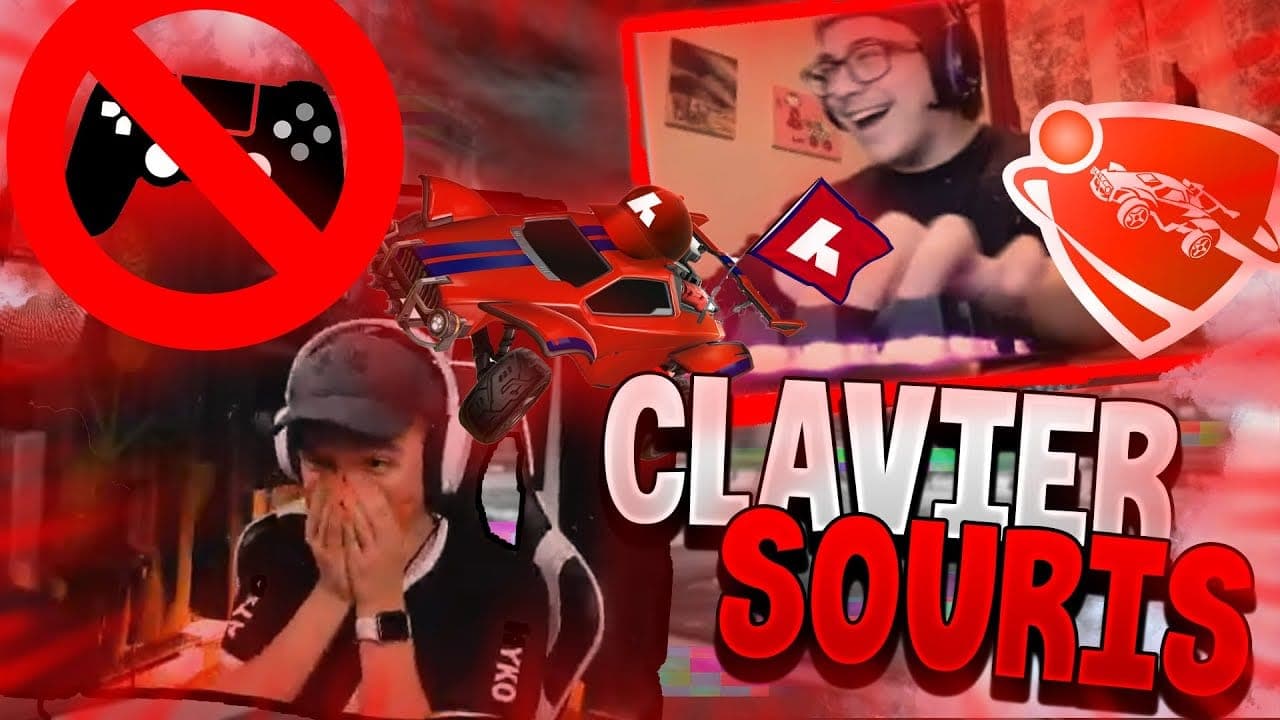 UNIQUEMENT CLAVIER SOURIS SUR ROCKET LEAGUE! (ft. Lors)