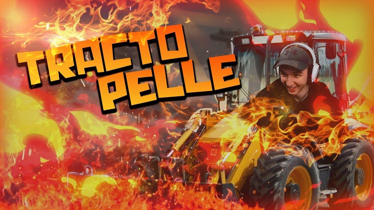 MOI J'AI CONDUIT UN TRACTOPELLE!!! (ft. Mystic, JustN)