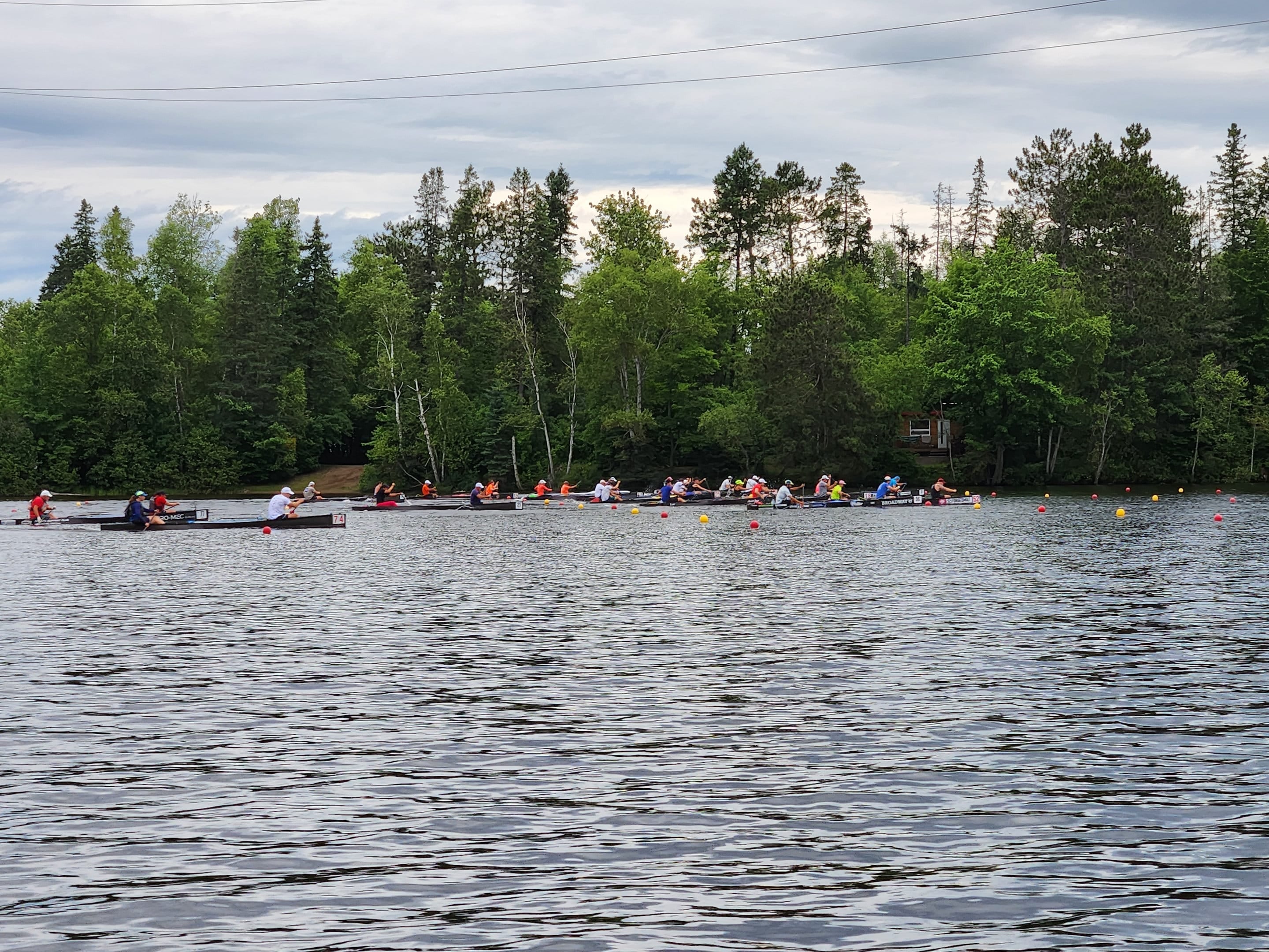 Course de canot à Shawinigan