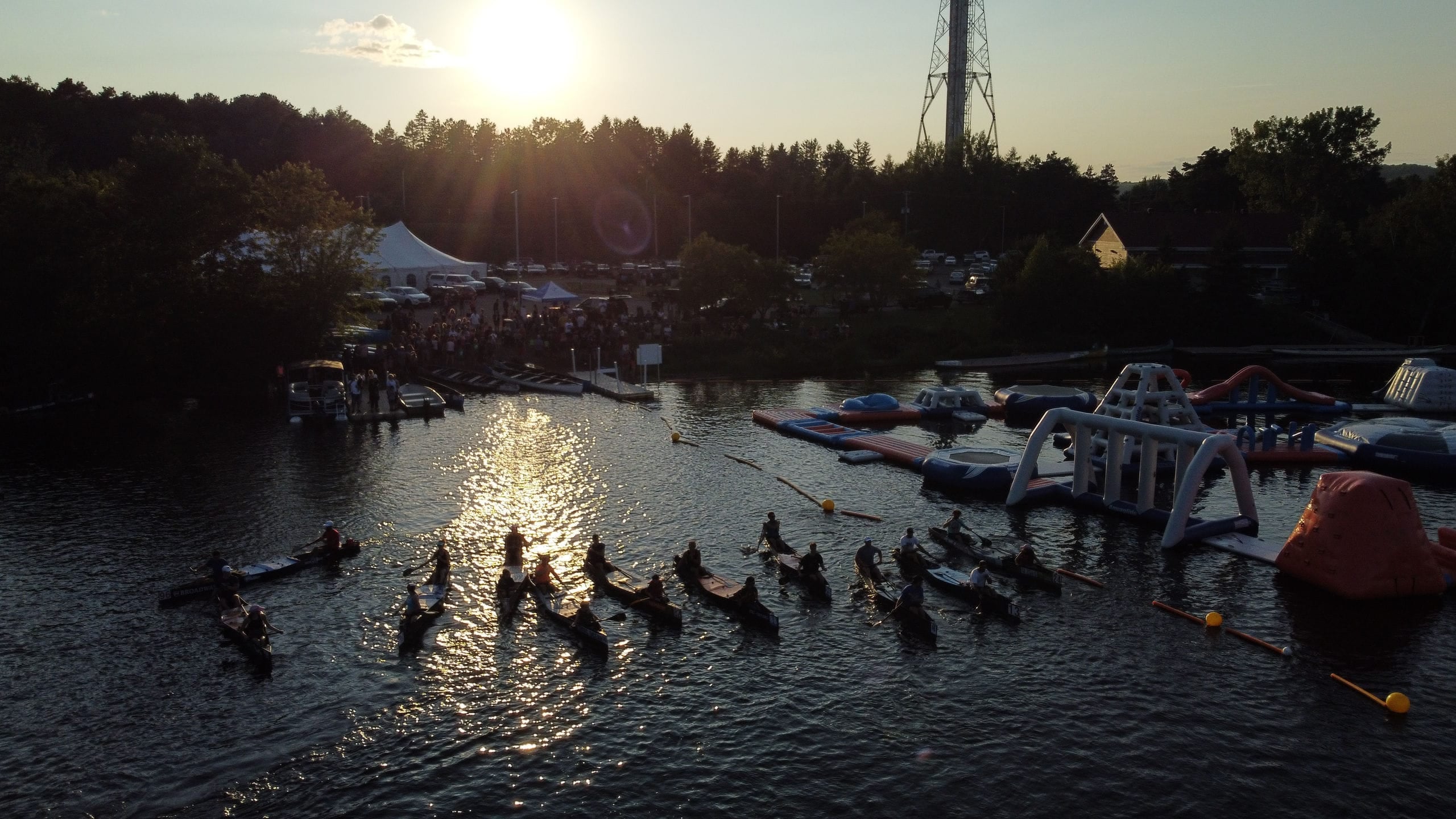 Course de canot à Shawinigan