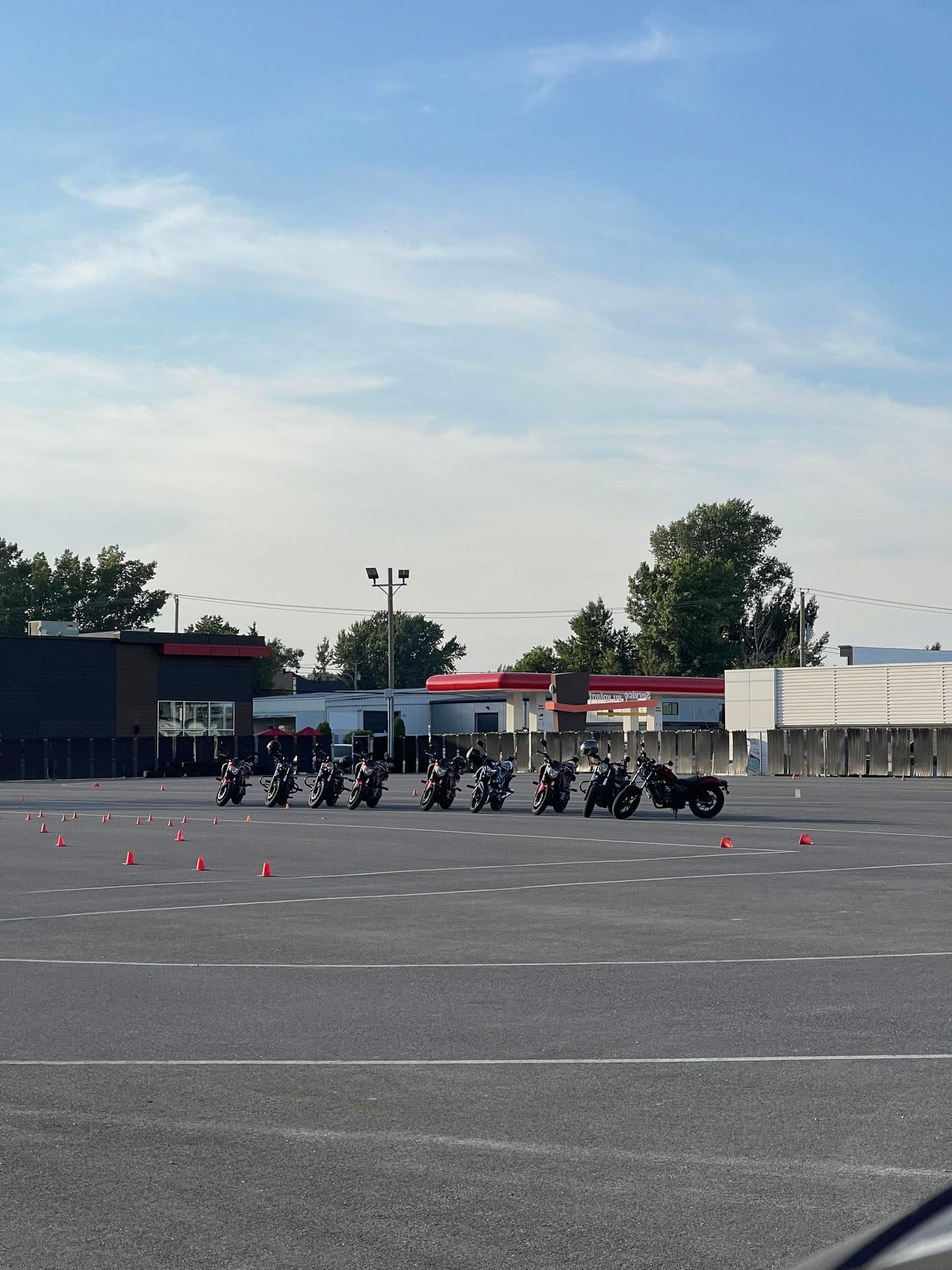Cours de moto